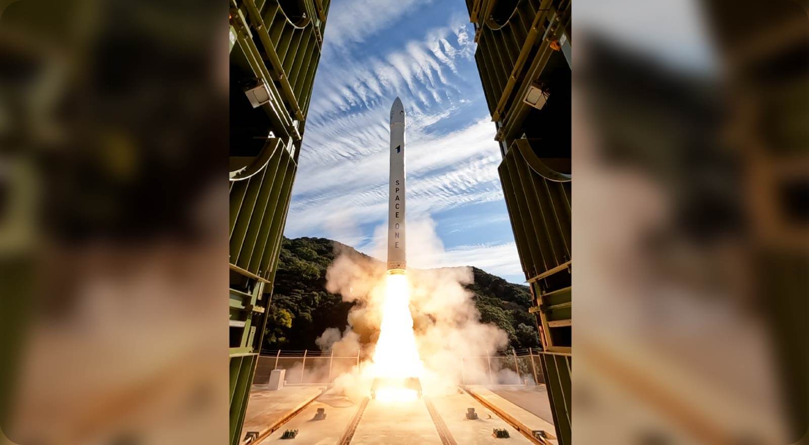カイロスロケット2号機、打上げ当日の様子。