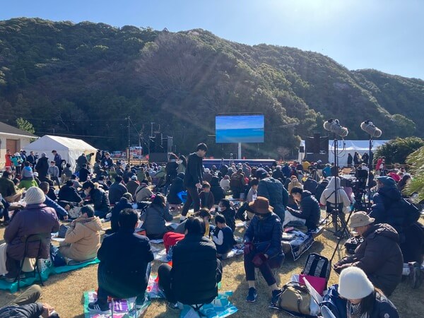 イメージ:打上げ当日の様子