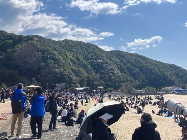 イメージ:打上げ当日の様子