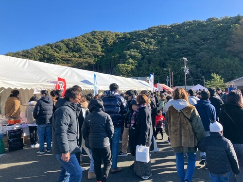 イメージ:打上げ当日の様子